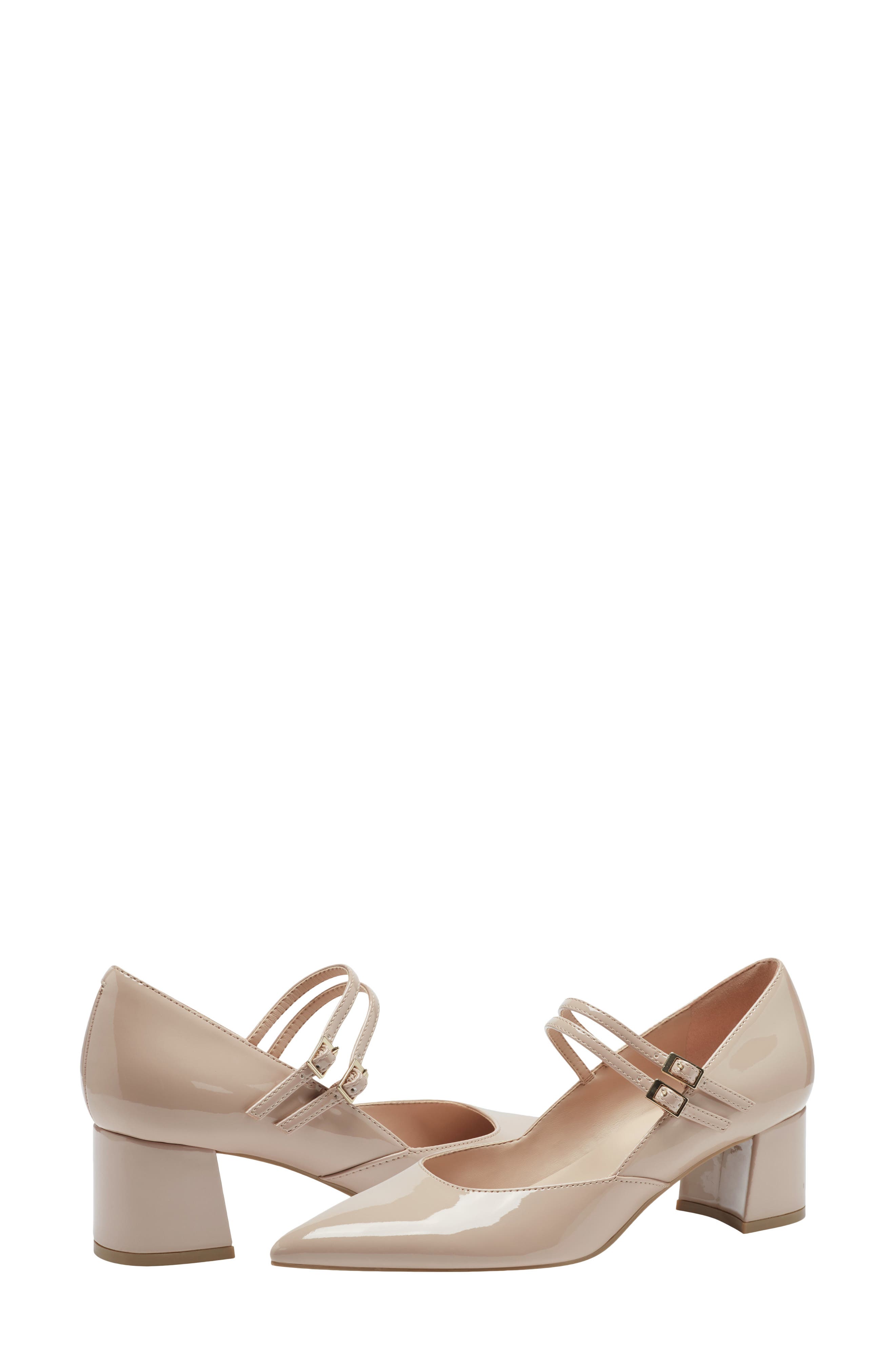Bandolino Smith Pointed Toe Mary Jane Pump, Alternate, color, Nude