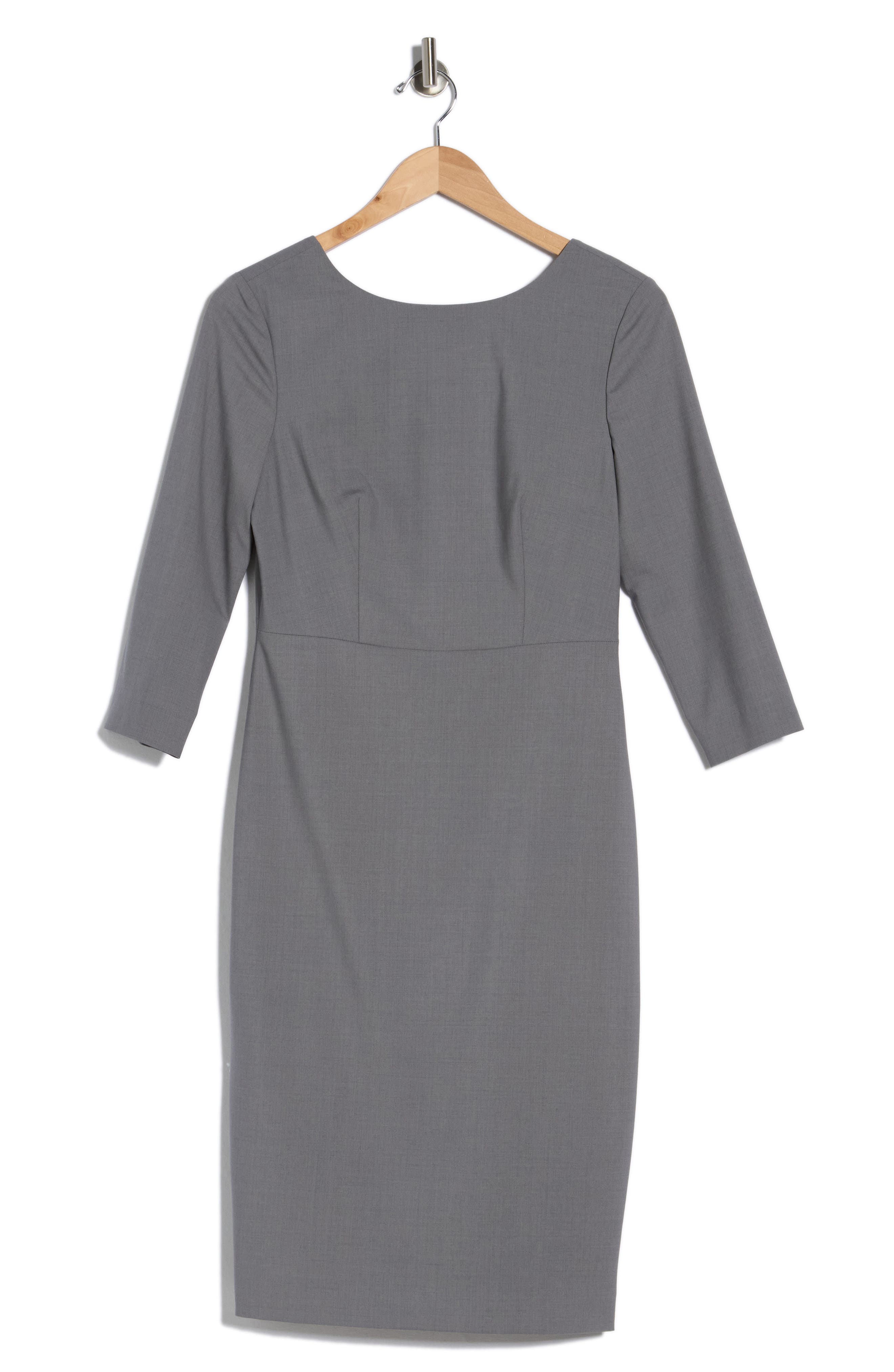 Theory Varetta Stretch Wool Sheath Dress