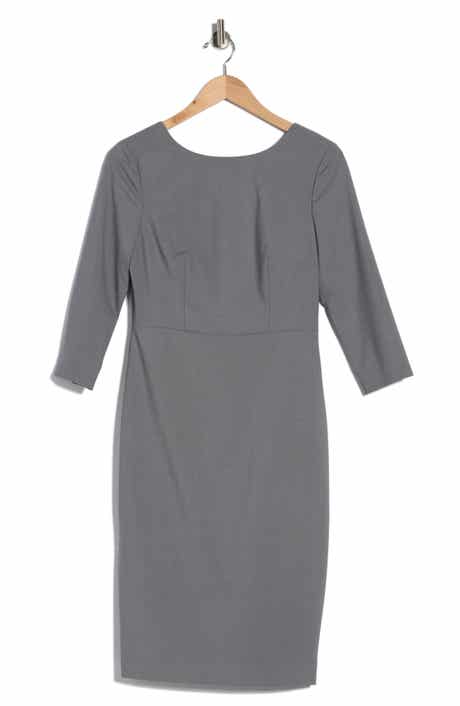Theory Varetta Stretch Wool Sheath Dress