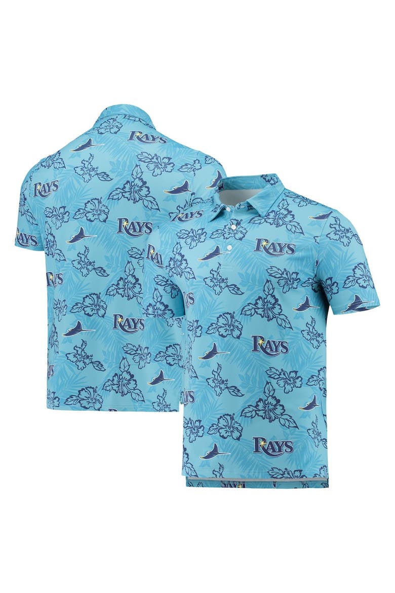 Men's Reyn Spooner Light Blue Tampa Bay Rays Performance Polo, Main, color, Light Blue