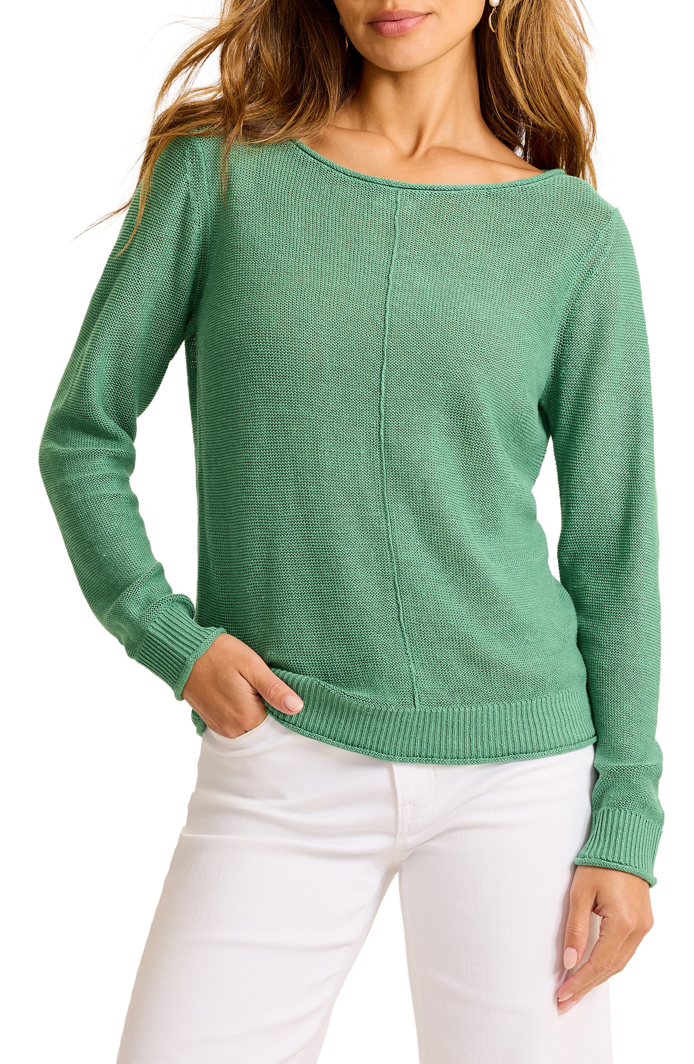 Cedar Relaxed Fit Linen Sweater - image 3