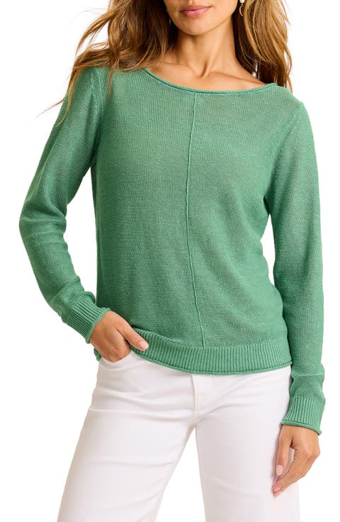Cedar Relaxed Fit Linen Sweater