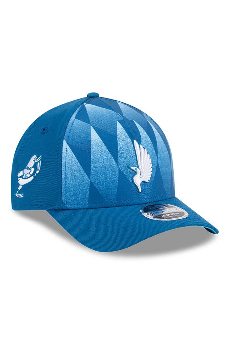 New Era Youth New Era Blue Minnesota United FC 2025 Jersey Hook 9FORTY M-Crown Adjustable Hat, Alternate, color,