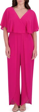 Kensie Plyr Wide Leg Jumpsuit