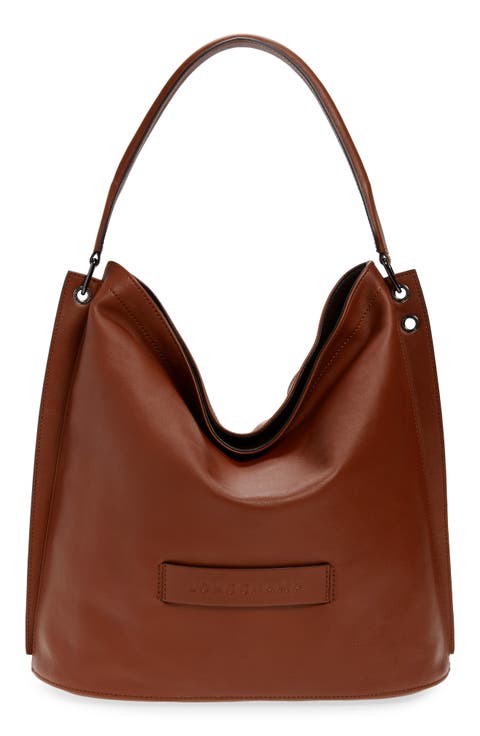 3D Leather Hobo