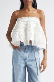 Zimmermann Alchemy Ruched Bandeau Camisole