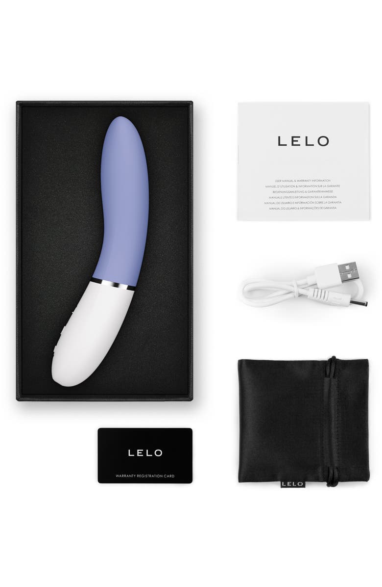 LELO LIV 3 G-Spot Massager, Alternate, color, Powder Blue
