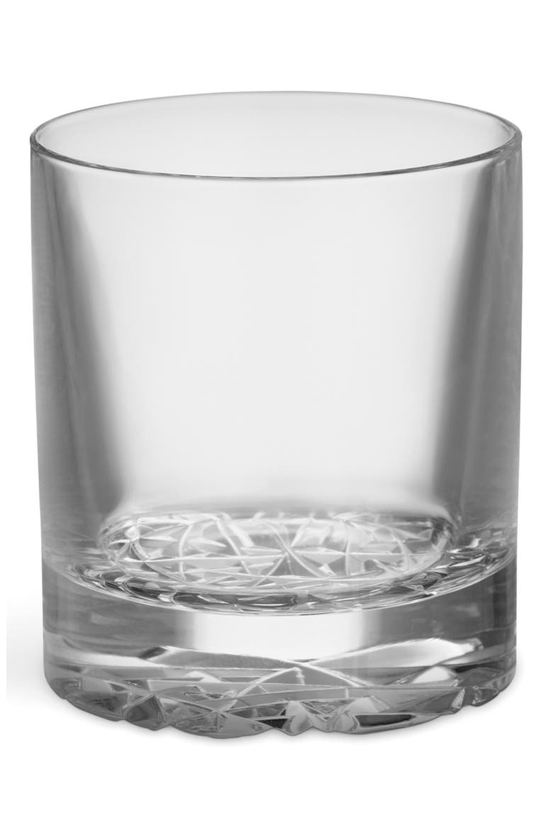 Carat Set of 4 Crystal Old Fashioned Glasses, Main, color, CLEAR