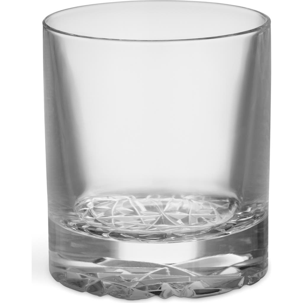 Orrefors Carat Set Of 4 Crystal Old Fashioned Glasses In Clear