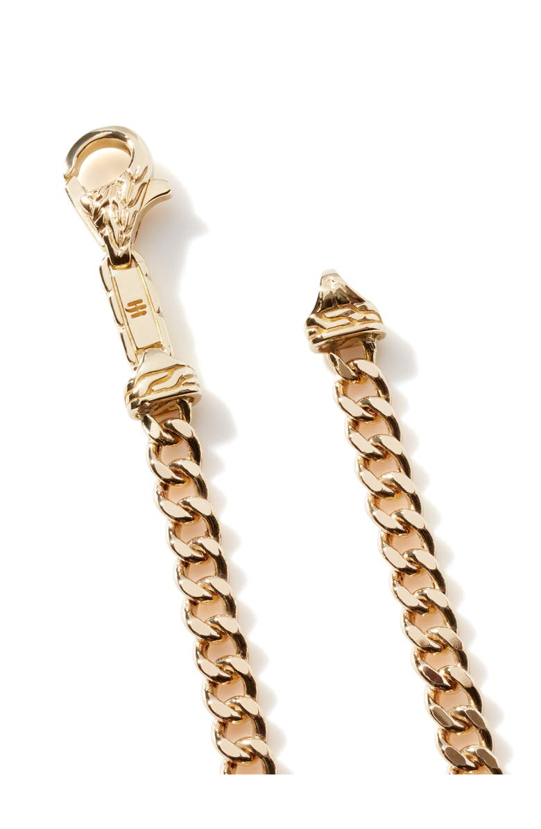 John Hardy Curb Chain Necklace, Gold, 3.6mm, Alternate, color, 