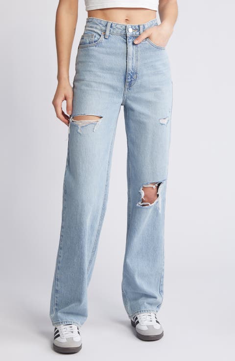 '90s Ripped Boyfriend Jeans (Bianca)
