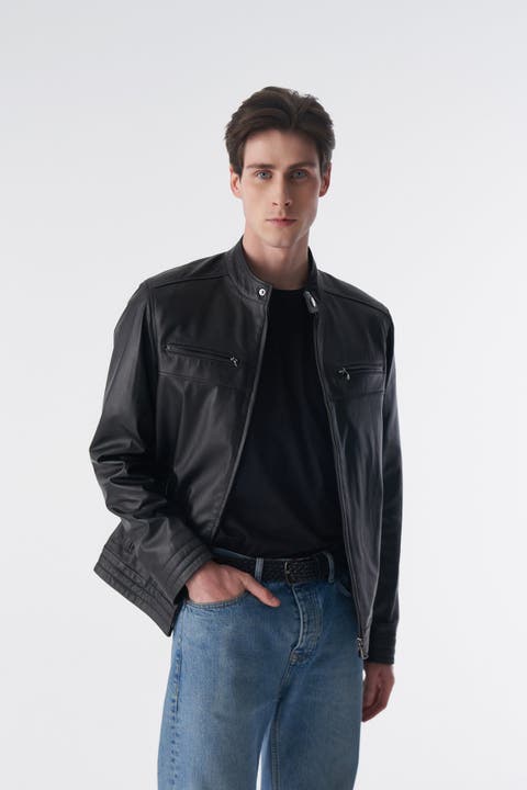 Cruiser Style Genuine Leather Jacket