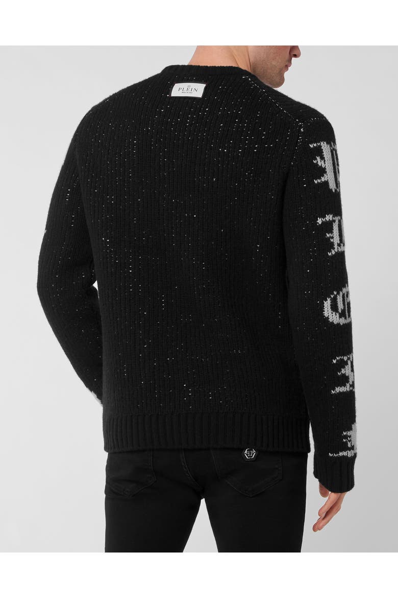 Pullover Round Neck Ls Men, Alternate, color, black