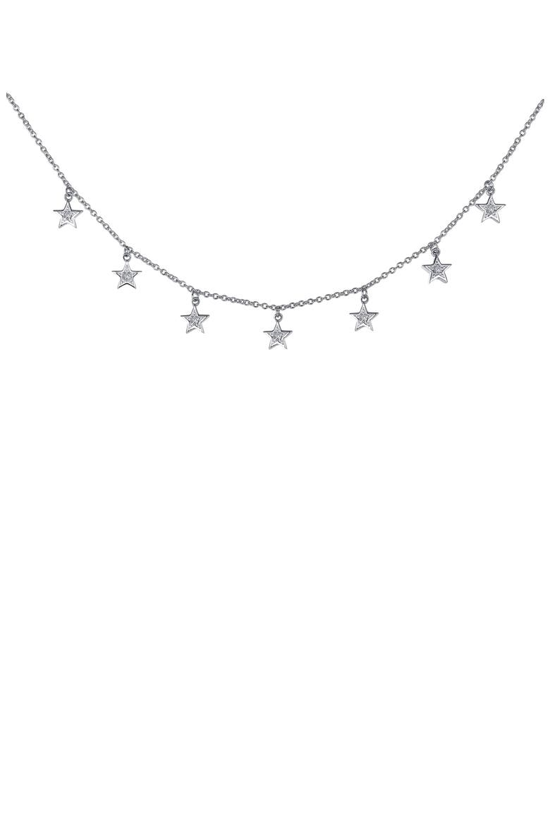 7 Symbols of Joy Charm Necklace, Main, color, SILVER/CLEAR