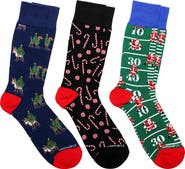 UNSIMPLY STITCHED Assorted 3-Pack of Crew Socks