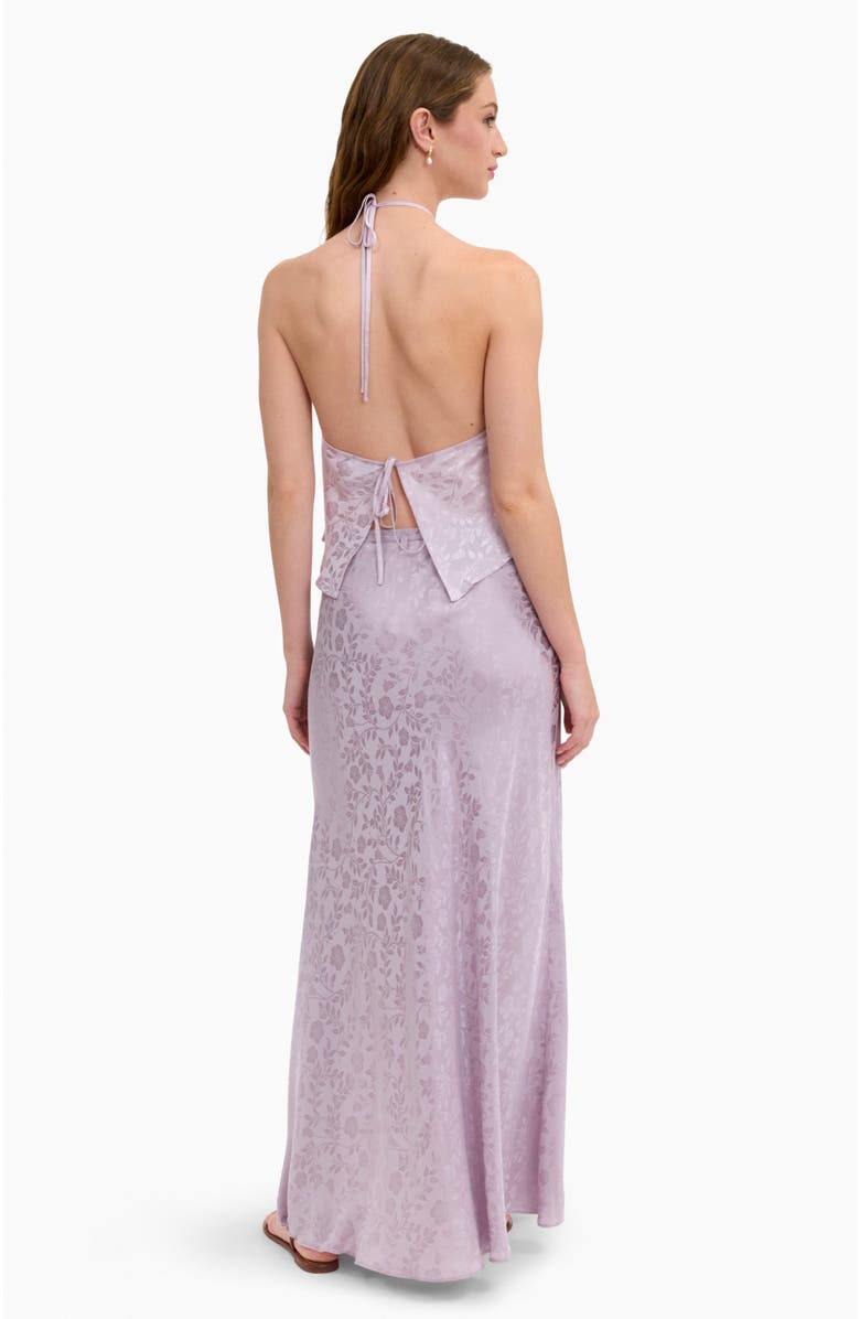 Rebecca Taylor Emery Jacquard Halter, Alternate, color, Wisteria