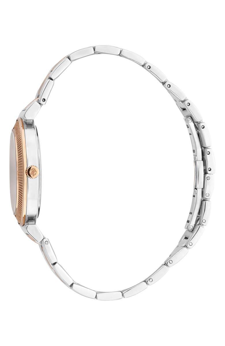 Roberto Cavalli by Franck Muller Crystal & Mother-of-Pearl Bracelet Watch, 42mm, Alternate, color, 