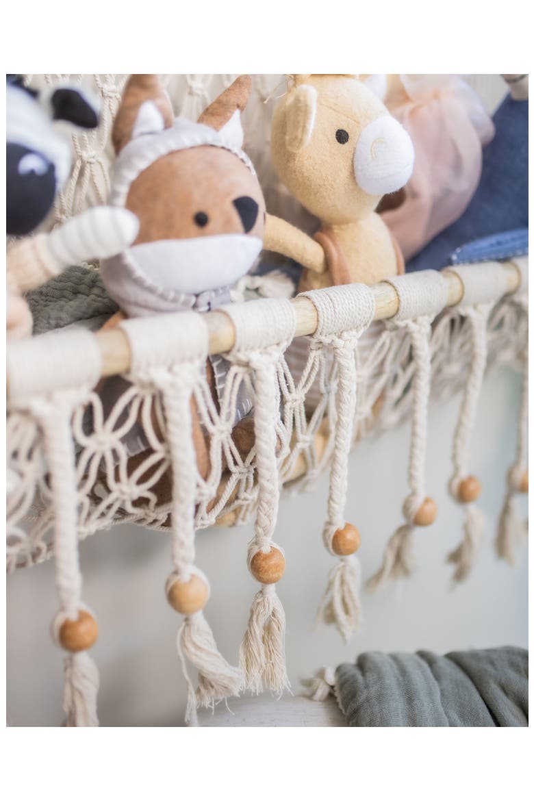Willow Macramé Storage Wall Decor, Alternate, color, BEIGE