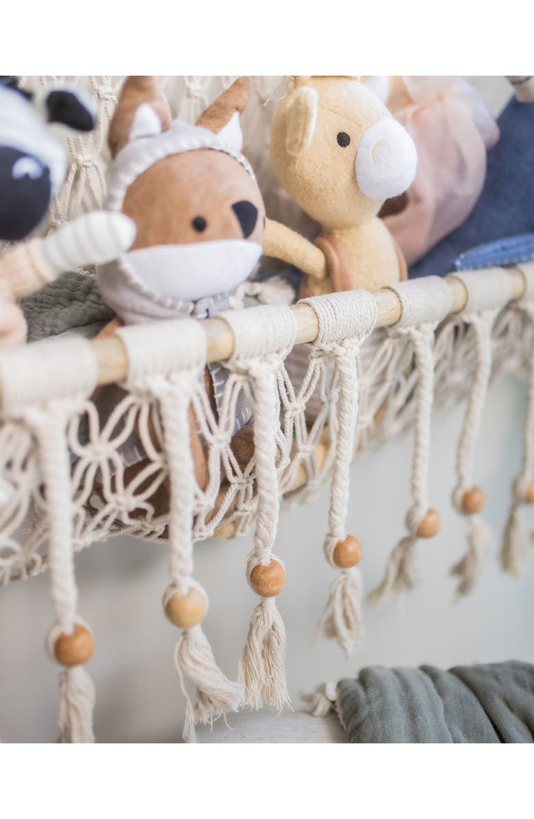 CRANE BABY Willow Macramé Storage Wall Decor, Alternate, color,