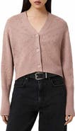 AllSaints Mazy Star Studded Cotton Cardigan