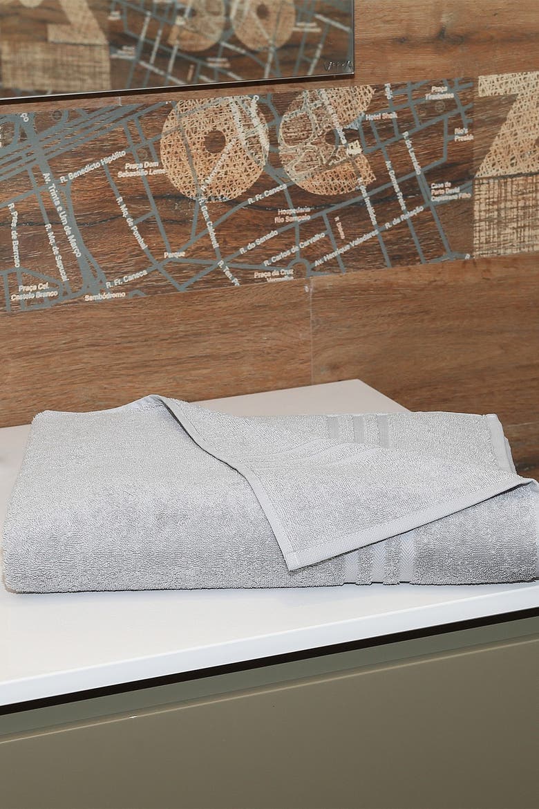 Denzi Bath Sheet - Grey, Alternate, color, GREY