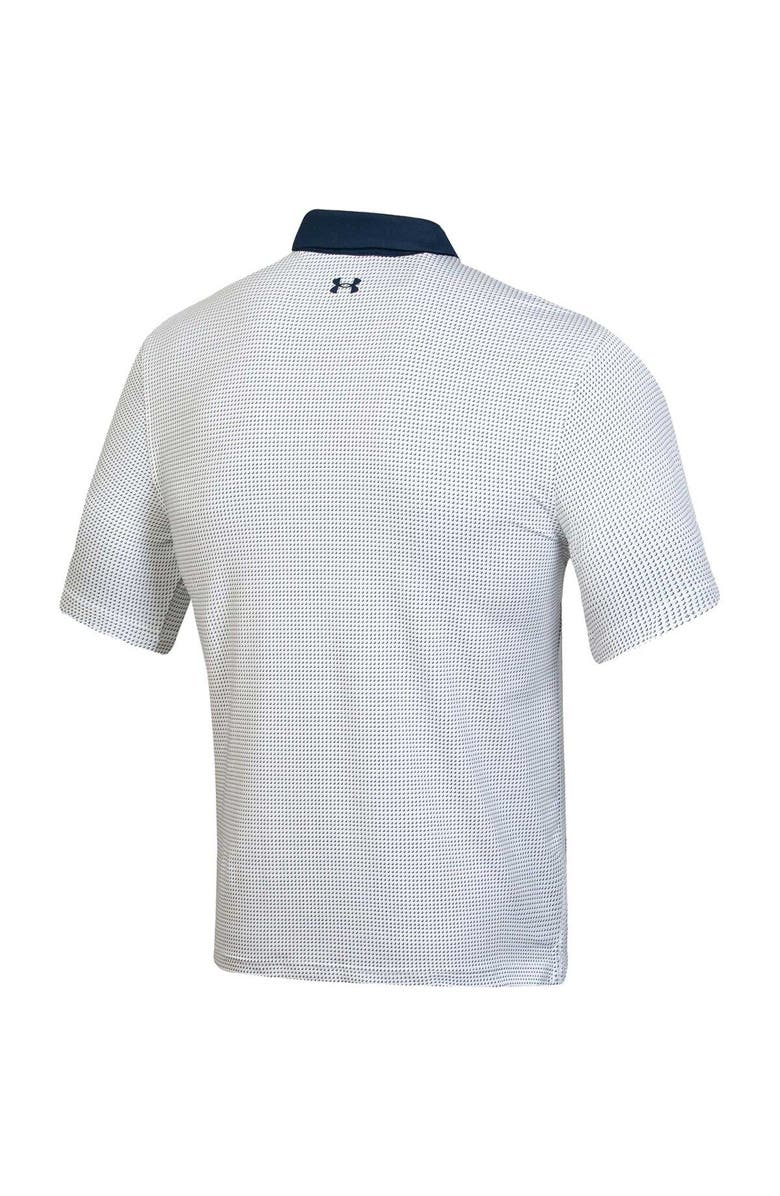Under Armour Men's Under Armour White Wells Fargo Championship Half Moon Polo, Alternate, color, 