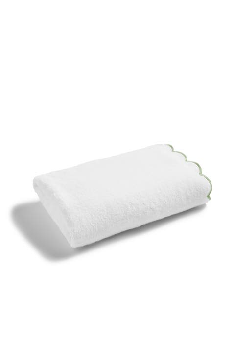 Scallop Edge Luxury Turkish Cotton Bath Towels