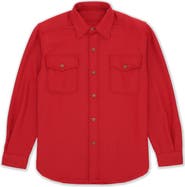 Fortela CPO Flannel Wool Overshirt
