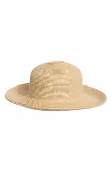 Nine West Downturn Straw Floppy Hat