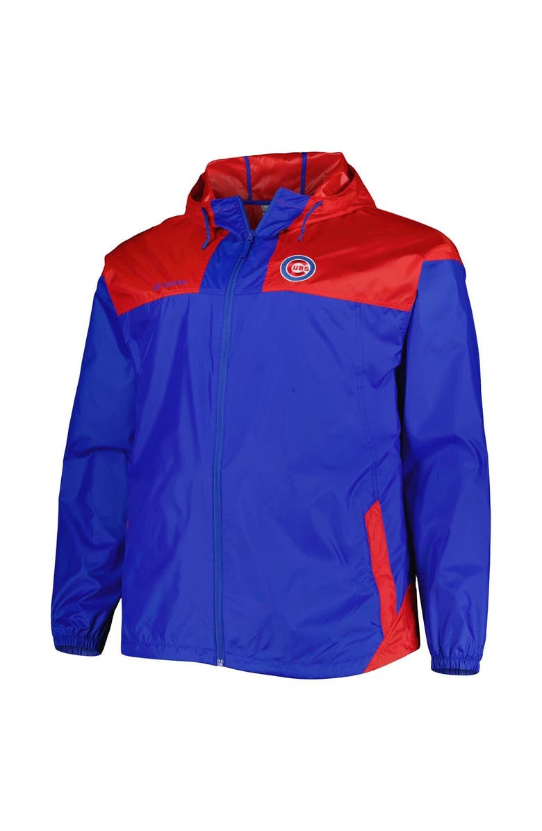 Columbia Men's Columbia Royal Chicago Cubs Flash Forward Challenger Omni-Shade Full-Zip Windbreaker, Alternate, color, Royal
