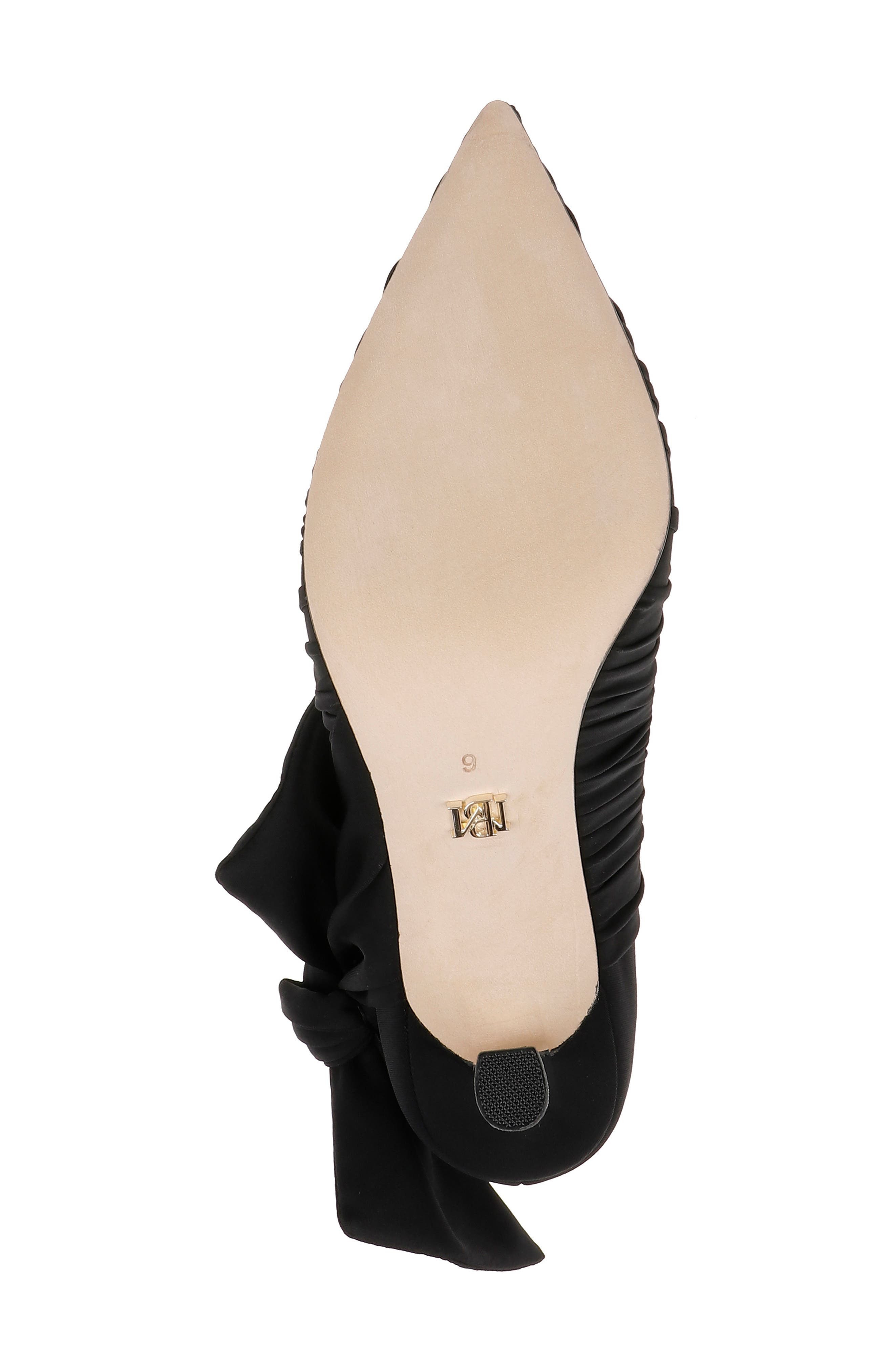 Badgley Mischka Collection Vanesa Pointed Toe Pump, Alternate, color, Black Fabric