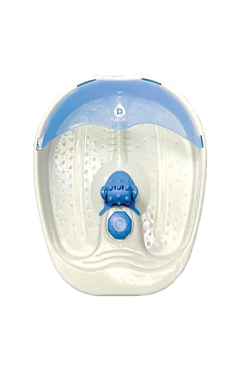 PURSONIC Soothing Foot Spa Massager with Tea Tree Salt Scrub & Callus Remover., Alternate, color, Multicolor