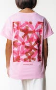 Colourful Rebel Flower Square Boxy Tee