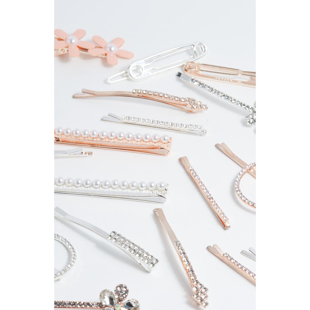 NUME Glam Sparkle 6-pcs Hair Pin Bundle in Rose Gold And Silver  product
