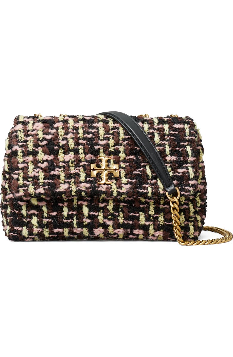 Tory Burch Small Kira Tweed Wool Blend Convertible Shoulder Bag, Main, color,