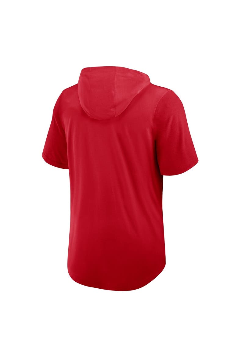 Men's Nike Red Texas Rangers Tri-Blend Hoodie T-Shirt, Alternate, color, Red