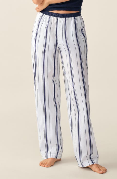 Romy Cotton Poplin Pajama Pants