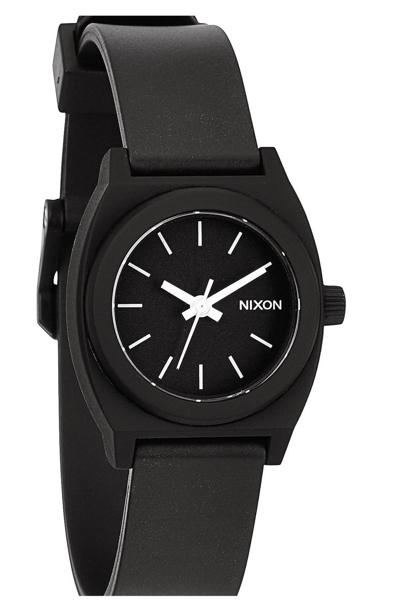 Nixon 'The Small Time Teller' Round Watch, 26mm, Alternate, color, 