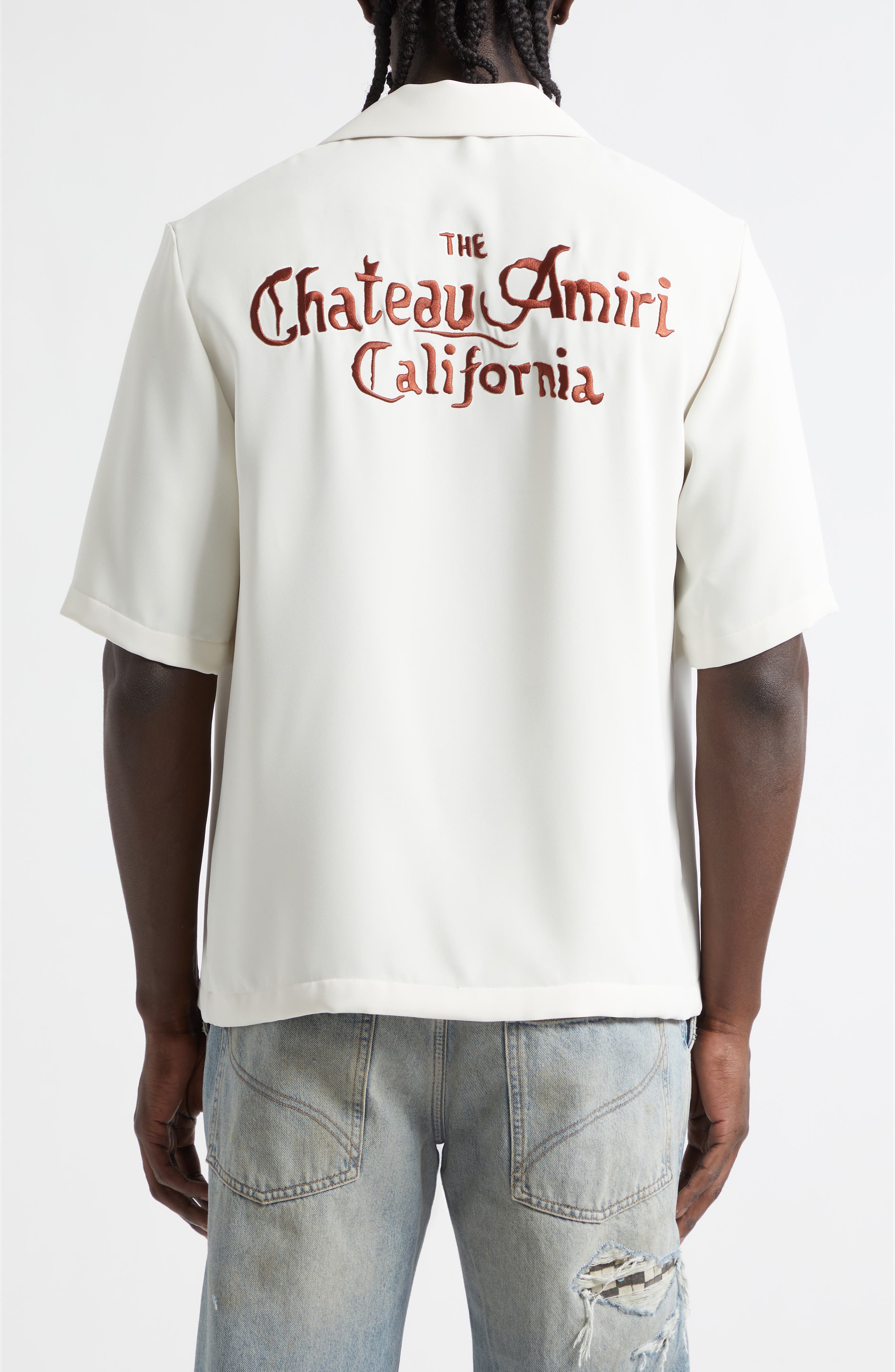 Chateau Amiri Embroidered Camp Shirt - image 2