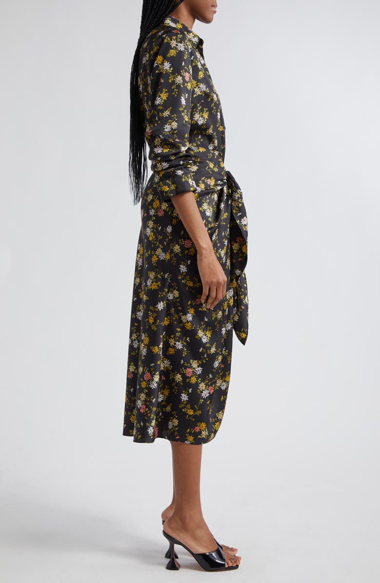 Cinq à Sept Jacey Floating Daisies Shirtdress, Alternate, color,