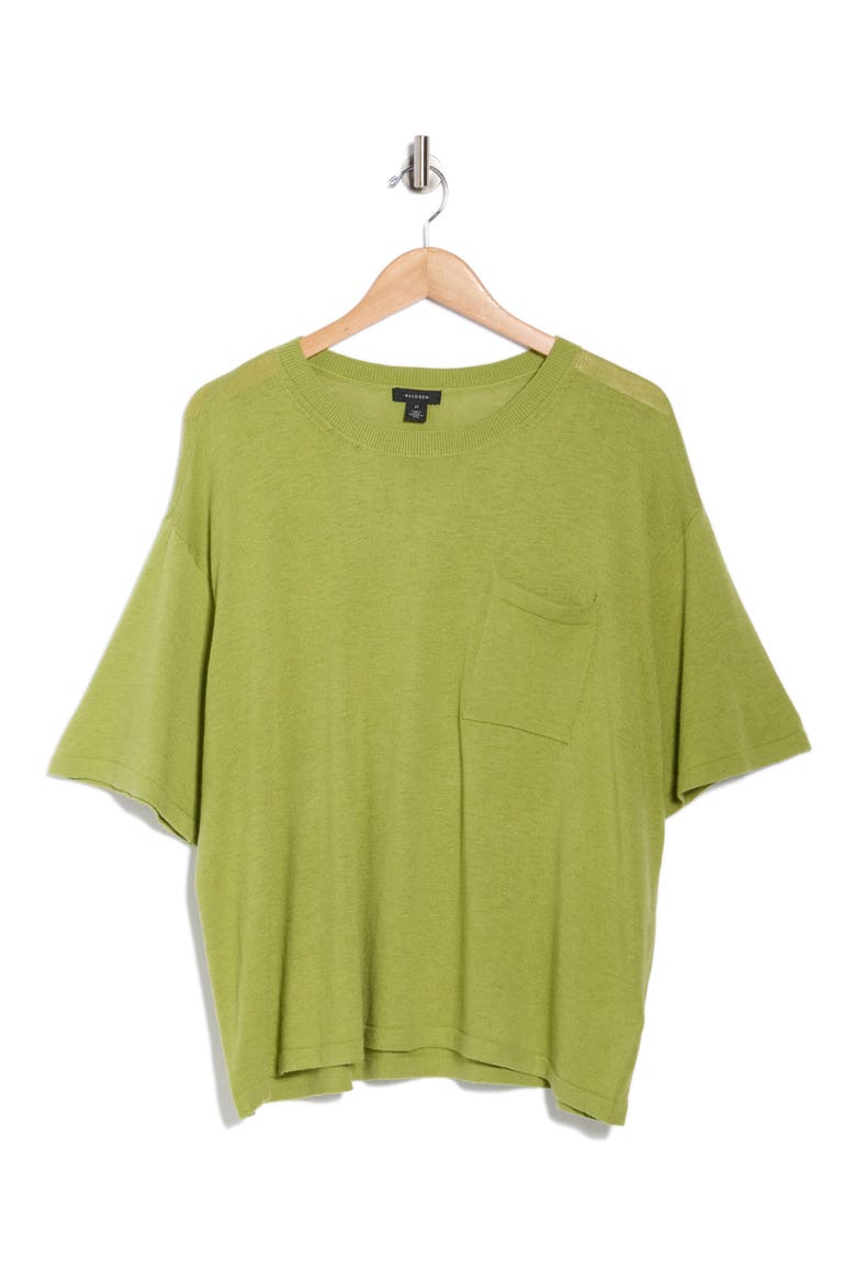Pocket T-Shirt, Alternate, color, DEEP LIME