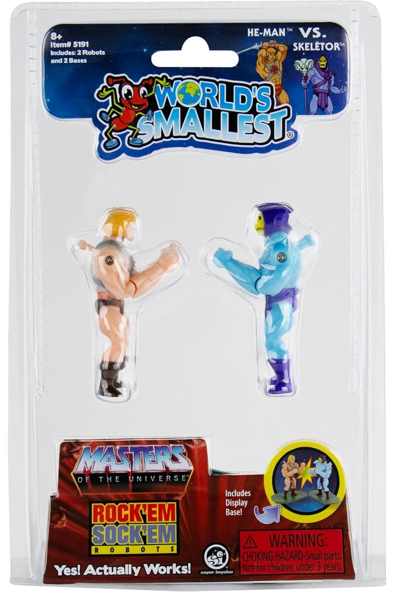 Rock 'Em Sock 'Em Robots - He-Man vs. Skeletor, Miniature Retro Game, Alternate, color, None