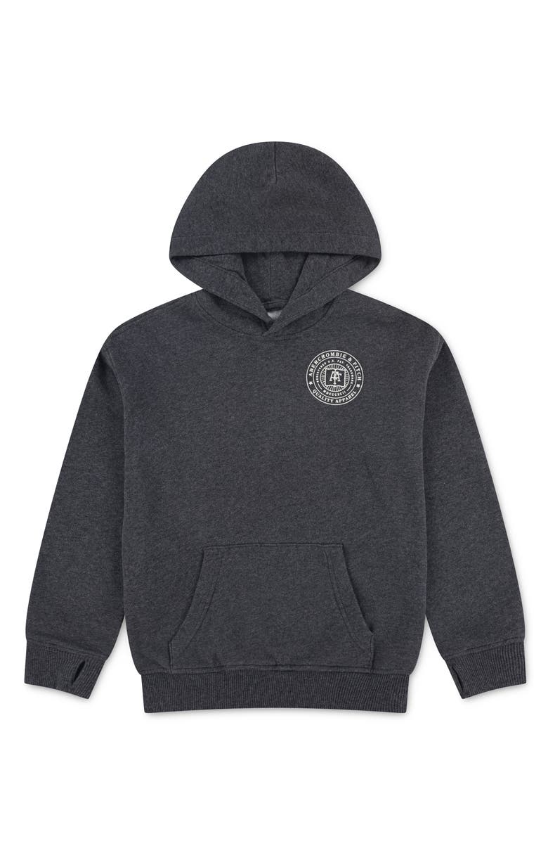 abercrombie kids Kids' Cotton Blend Hoodie, Main, color, 