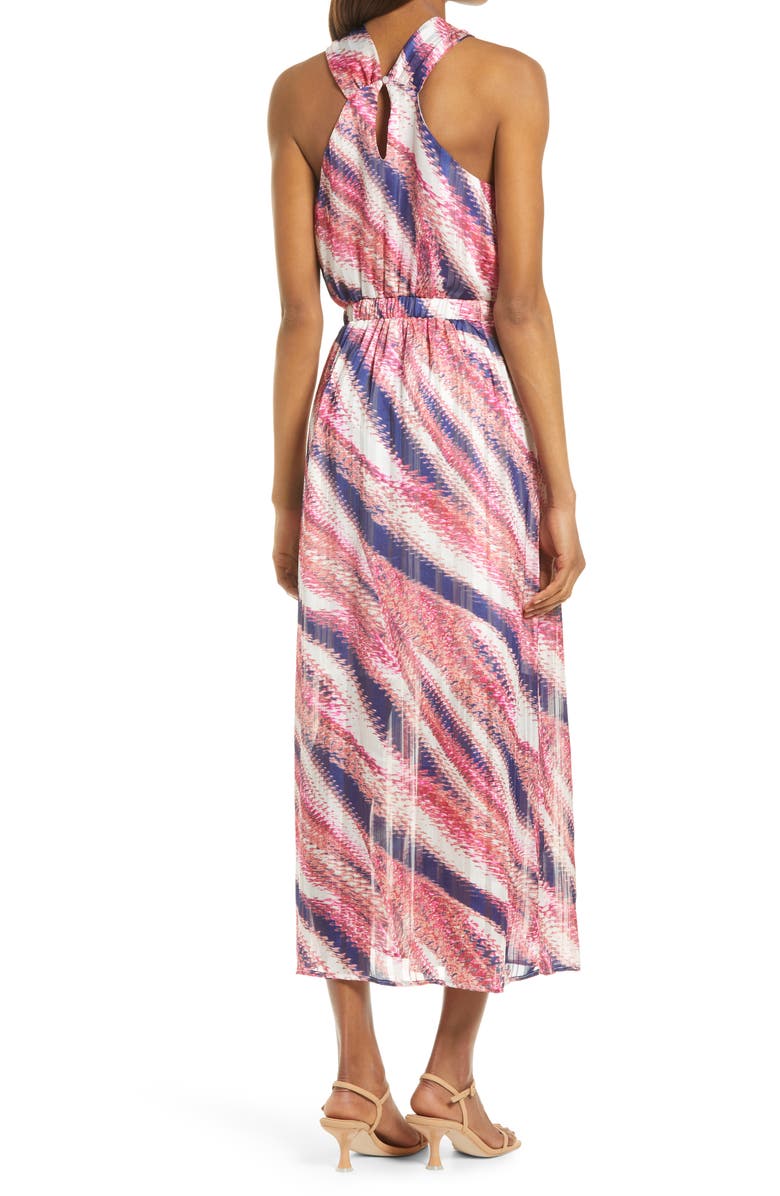 Chelsea28 Halter Chiffon Maxi Dress, Alternate, color, 