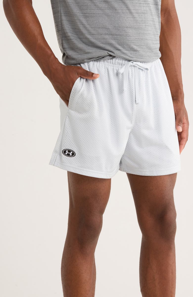 Under Armour Icon Mesh Shorts, Main, color, Halo Gray