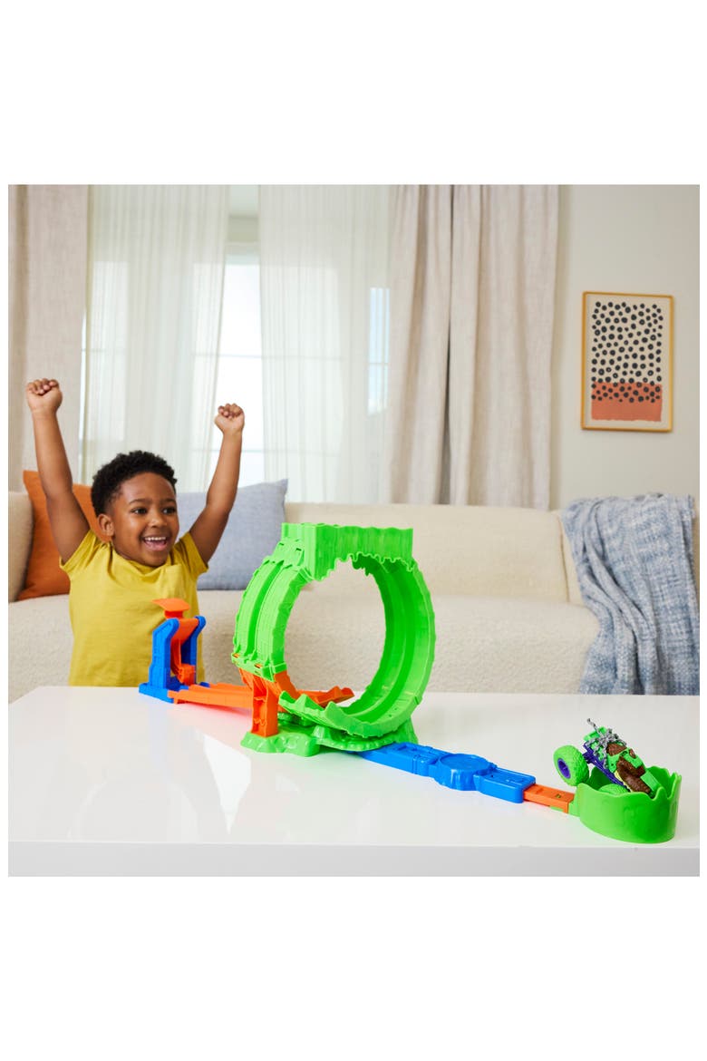 Kids' Monster Trucks Mutant Chaos Loop Challenge Playset, Alternate, color, MUTANT CHAOS