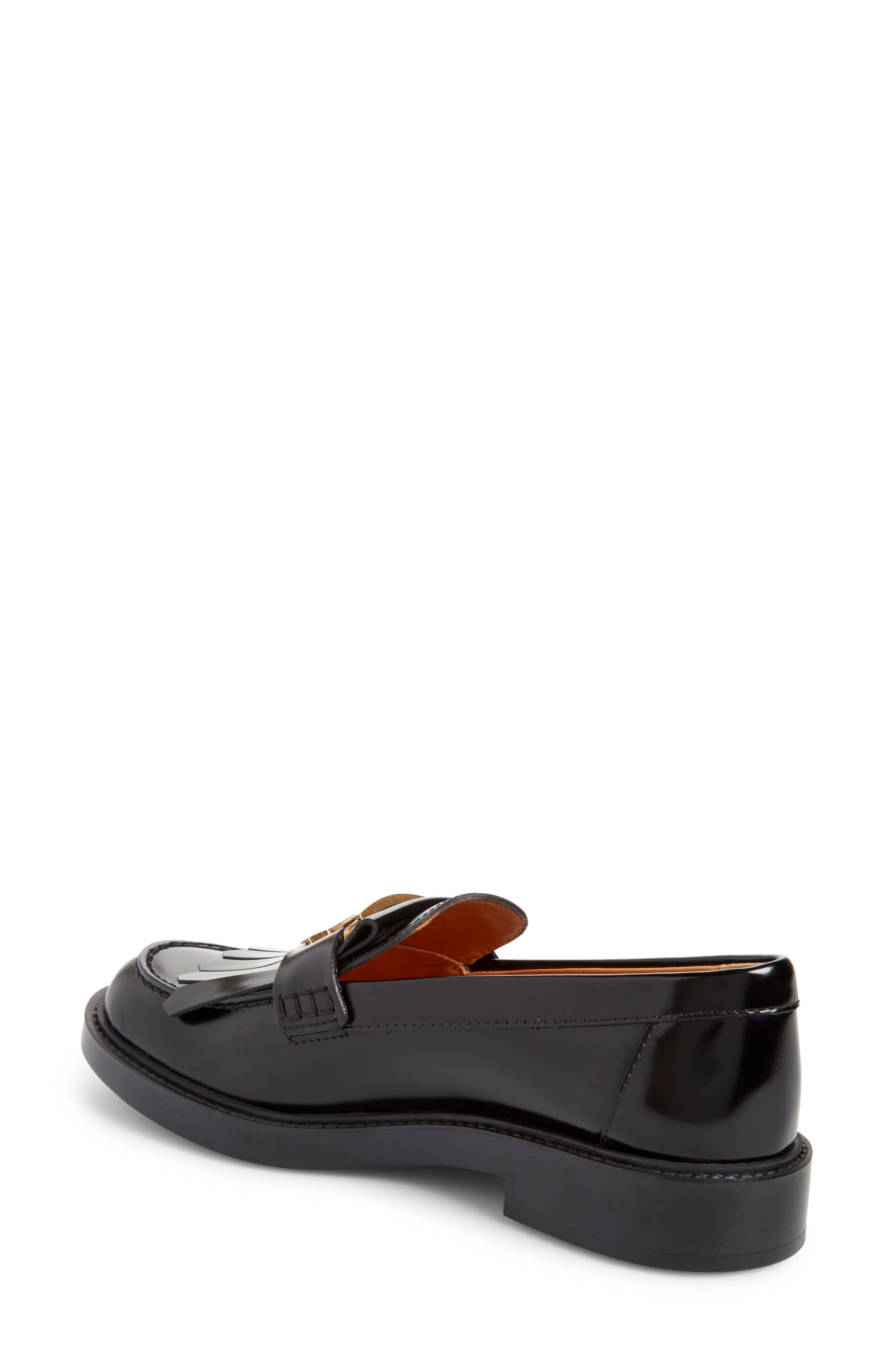 Tod's Buckle Kiltie Loafer, Alternate, color, 