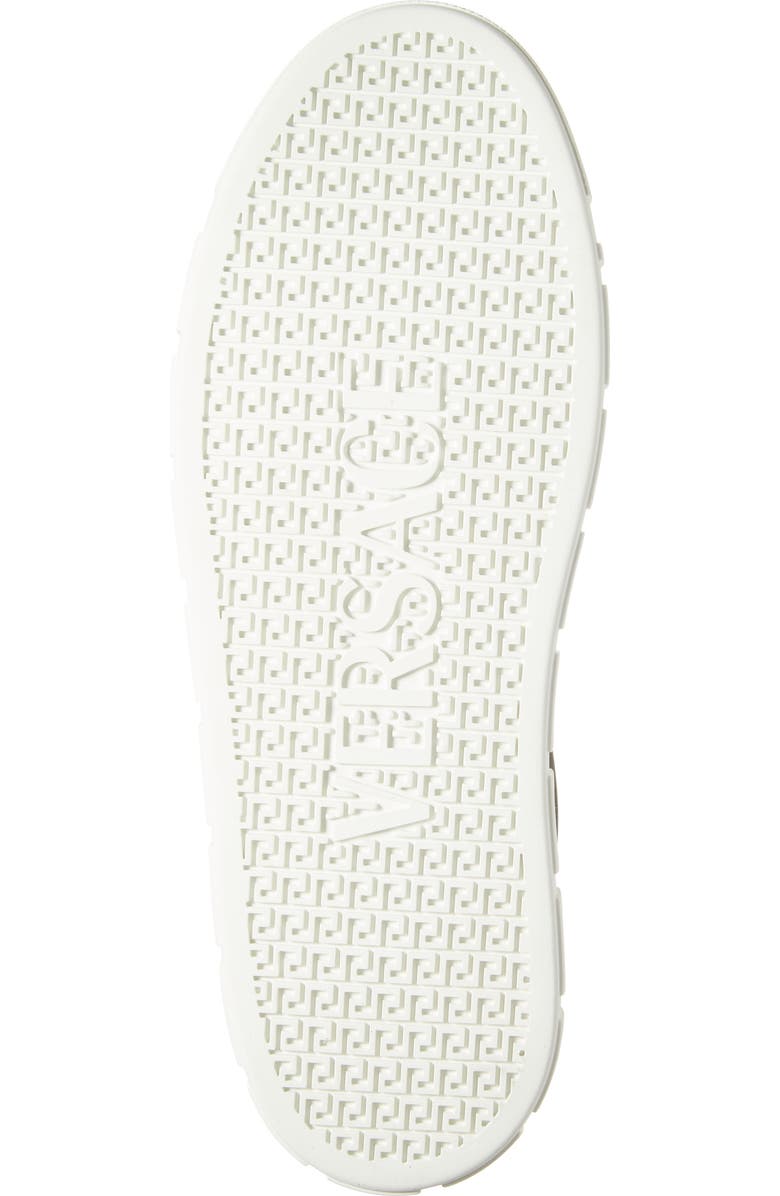 Versace Barocco Greca Jacquard Low Top Sneaker, Alternate, color, Black Black