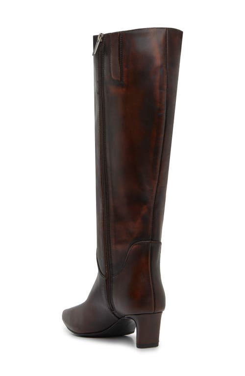 Vince Camuto Avriah Over The Knee Boot In Dark Caramel