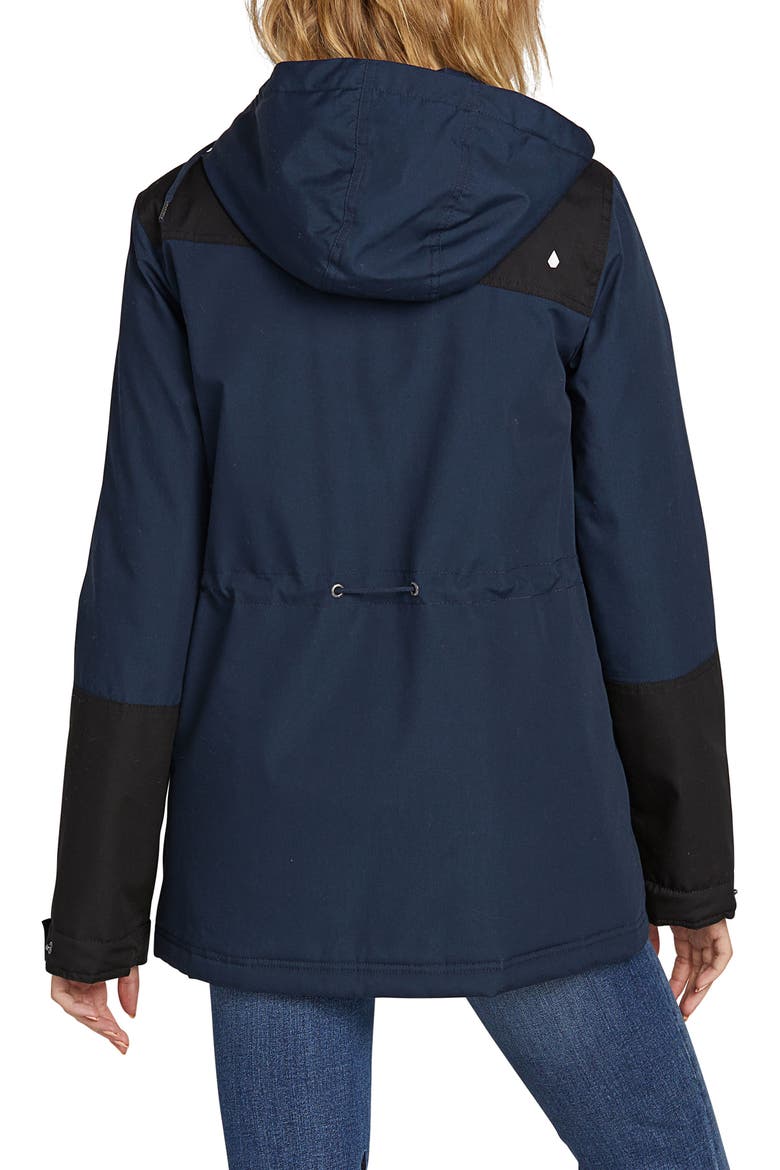 Venston 5K Water Resistant Hooded Parka, Alternate, color, MULTI BLUE